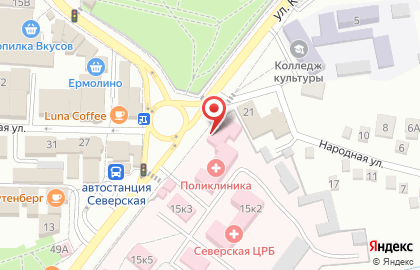 Северский район Крайтехинвентаризация-Краевое БТИ на карте