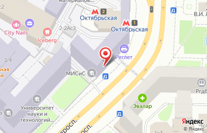 Публичное акционерное общество Промсвязьбанк на Ленинском проспекте на карте