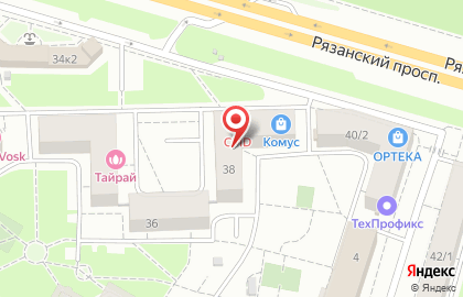 Центр Медсервис на Рязанском проспекте на карте