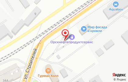 Орскнефтепрдуктсервис на улице Строителей на карте