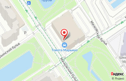 Автокомплекс на Мячковском бульваре на карте