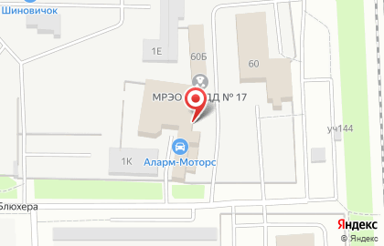 Панда на проспекте Маршала Блюхера на карте