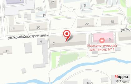 Продуктовый магазин в Красноярске на карте