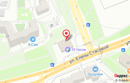 АЗС 25 часов в Октябрьском районе на карте