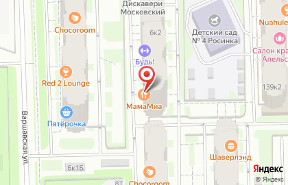 Салон красоты НЬЮАРТ на Варшавской улице на карте