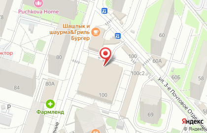 Терминал СДМ-банк на метро Жулебино на карте