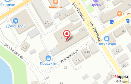 Коммерческий банк КБ Пойдём, АО на Уральской на карте