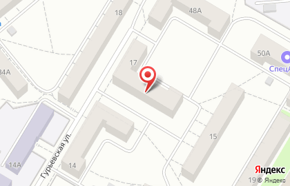 Медицинский центр Роза на Гурьевской улице на карте