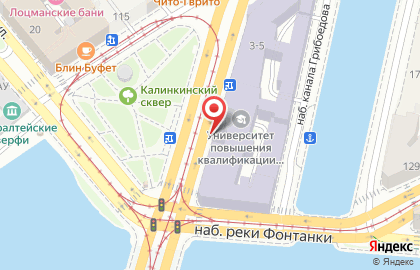 Санкт-Петербургский университет Министерства внутренних дел Российской Федерации на площади Репина, 1 на карте
