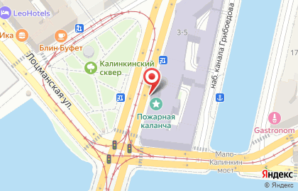 Санкт-Петербургский университет Министерства внутренних дел Российской Федерации в Санкт-Петербурге на карте