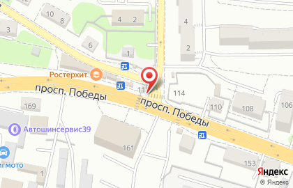 Сеть стрит-фуд кафе Ростерхит в Центральном районе на карте