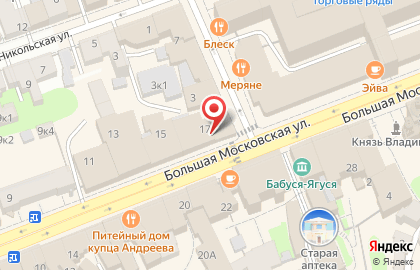 ООО Хоум Кредит энд Финанс Банк на Большой Московской улице на карте