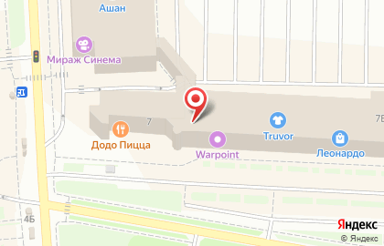 Магазин по продаже домашнего текстиля Мягкая постелька в Приморском районе на карте