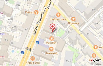 ОАО АКБ Росбанк на проспекте Революции на карте