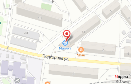 Супермаркет Магнит на улице Макаренко на карте