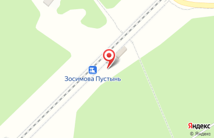 Зосимова Пустынь, железнодорожная станция на карте