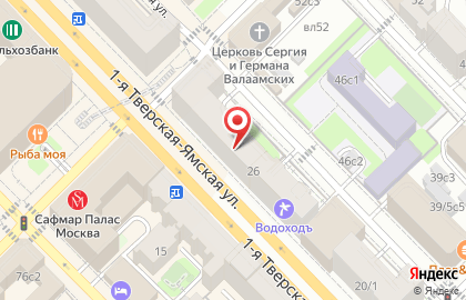 Центр красоты Selfie Nail & Beauty Club на 1-я Тверская-Ямская на карте