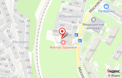 Туристическая компания Вояж на Московской улице на карте