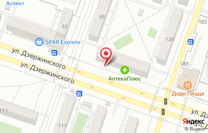 Фирменный магазин Чебаркульская птица на улице Дзержинского на карте