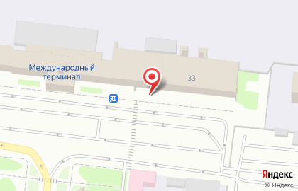 Международный аэропорт Челябинск им. И.В. Курчатова на карте