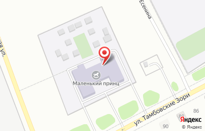 Детский сад Маленький принц в Тамбове на карте