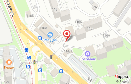 Магазин хозяйственных товаров на ул. Шелеста, 116/1 на карте
