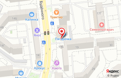 Фотосалон Объектив на улице Будённого на карте