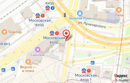 Магазин табачных изделий на площади Революции на карте