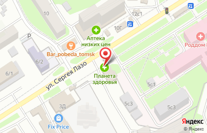 Пекарня Хлебница на улице Сергея Лазо на карте