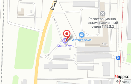 АЗС в Уфе на карте