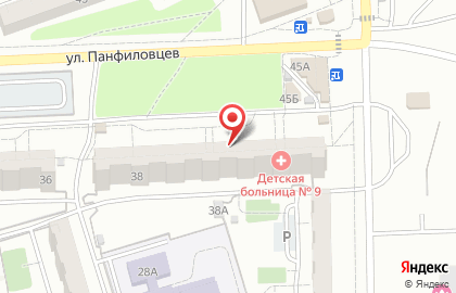 Магазин, ИП Старкова Е.В. на улице Панфиловцев на карте