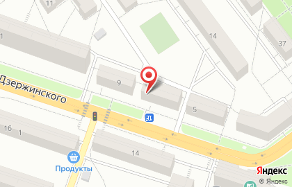 Аптека Планета Здоровья на улице Дзержинского, 7 на карте