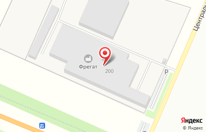 Торговая компания Фрегат на Центральной улице на карте