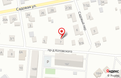 Магазин Двери ТМ SeDoors в проезде Котовского на карте