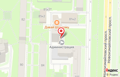 Муниципальное образование округ Новоизмайловское на Новоизмайловском проспекте на карте