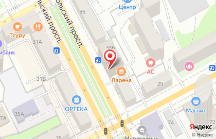 Туристическое агентство Алекс Тур на Комсомольском проспекте на карте