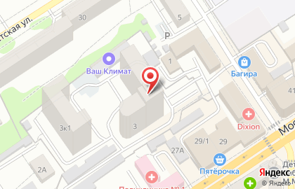 Центр коррекции речи Логопед+ на карте
