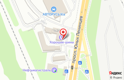 Магазин сухих смесей на проспекте Юных Ленинцев на карте