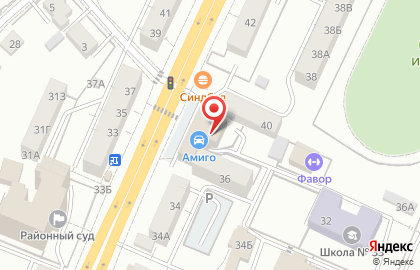 Адвокат Федосеев Н.В. на карте