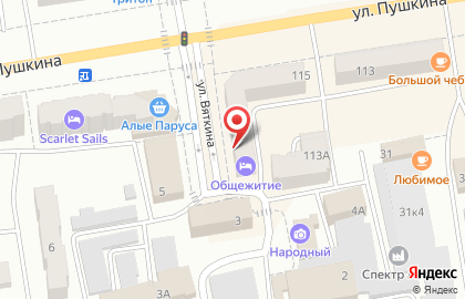 Онкологический кабинет на улице Пушкина на карте