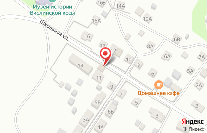Продуктовый магазин в Калининграде на карте