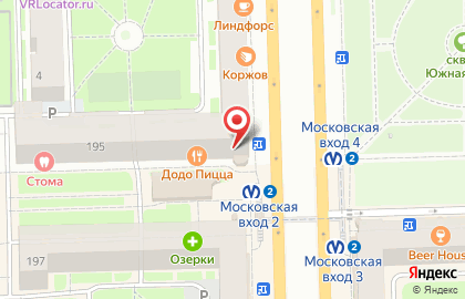 Связной на Московской на карте