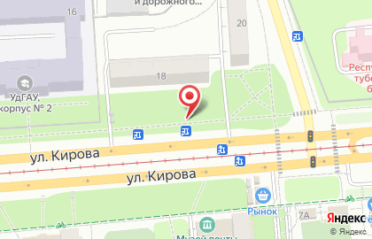 Цветочный магазин в Ижевске на карте