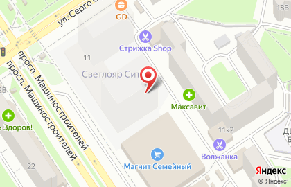 ООО Центр Микрофинансирования на проспекте Машиностроителей на карте
