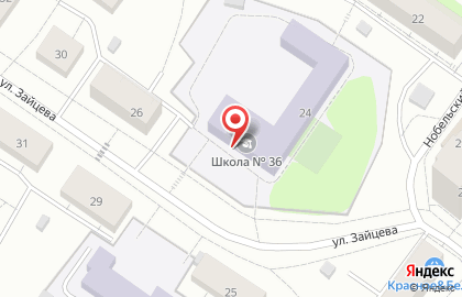 Клуб ушу Пять стихий на улице Зайцева на карте