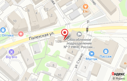 Магазин бильярдов на Палехской улице на карте