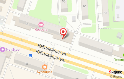 Магазин косметики и бытовой химии Магнит косметик на Юбилейной улице на карте