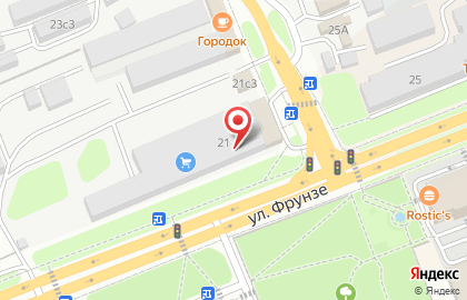 Банкомат Банк ВТБ24, филиал в г. Владивостоке на улице Фрунзе, 21/2 в Артёме на карте