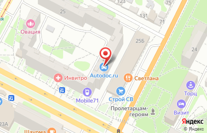 Сервисный центр Hi-Tech сервис в Пролетарском районе на карте