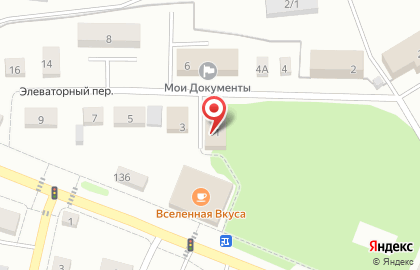 Торгово-производственная компания в Элеваторном переулке на карте